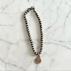 Tiffany & Co Sterling Silver Beaded Bracelet